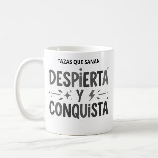 Taza Despiértate y conquista – Tazas motivación コーヒーマグカップ