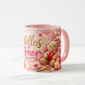 Taza destellos de amor マグカップ (正面右)