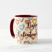 ✨ Taza Día de la Amistad  ¡Celebra con Estilo! 🎁❤ マグカップ (正面左)