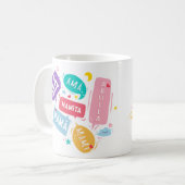 Taza Día de las Madres コーヒーマグカップ (正面左)
