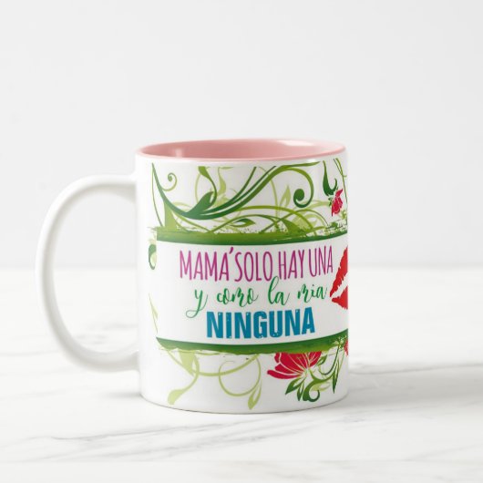 Taza Día de las Madres ツートーンマグカップ (左)