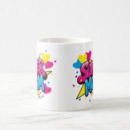  Taza día de las madres Super mama  コーヒーマグカップ