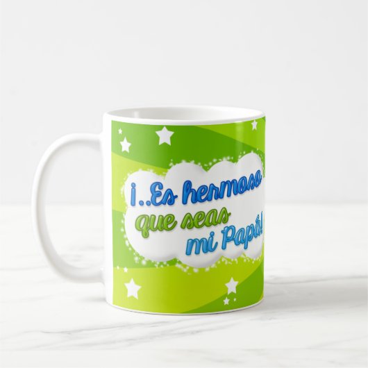Taza Día del Padre コーヒーマグカップ (左)