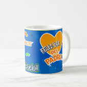 Taza Día del Padre コーヒーマグカップ (正面右)
