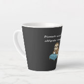 Taza diseñado para dormir カフェラテマグ (左アングル)