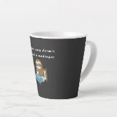 Taza diseñado para dormir カフェラテマグ (右アングル)