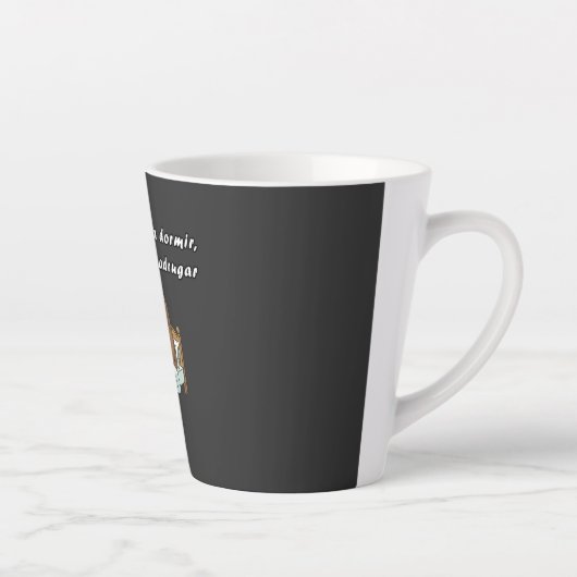 Taza diseñado para dormir カフェラテマグ (右)