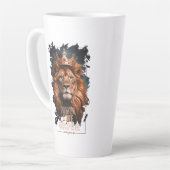 Taza Diseño de León カフェラテマグ (左アングル)