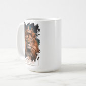 Taza Diseño de León コーヒーマグカップ (正面左)