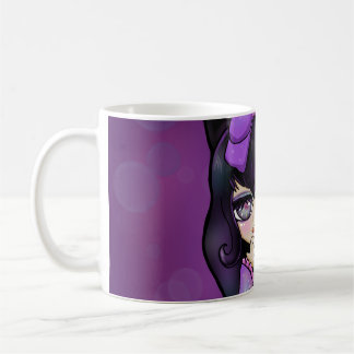 Taza diseño Kuromi fanart rostro コーヒーマグカップ