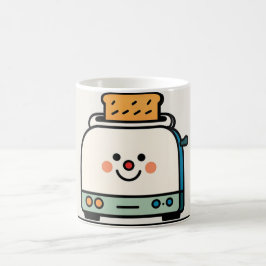 Taza Divertida de Tostadora Minimalista コーヒーマグカップ