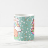 Taza Don't Worry Be Cappy Capibara Carpincho コーヒーマグカップ (中央)