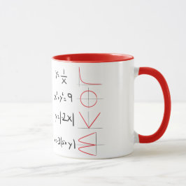 Taza ecuación love マグカップ