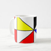 Taza en colores primarios コーヒーマグカップ (正面左)