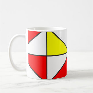 Taza en colores primarios コーヒーマグカップ