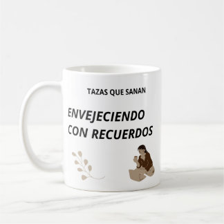 Taza Envejeciendo con recuerdos | Regalo コーヒーマグカップ