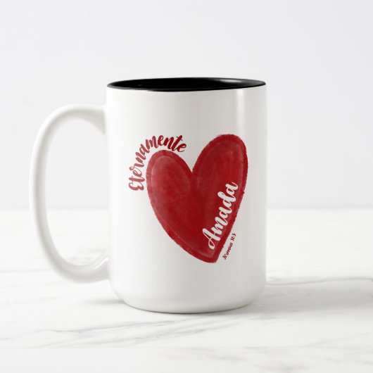 taza Eres Amada  ツートーンマグカップ (左)
