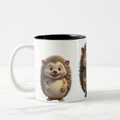 taza erizos divertida ツートーンマグカップ (左)