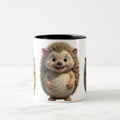 taza erizos divertida ツートーンマグカップ (中央)