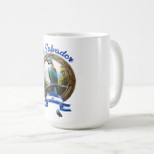 TAZA  ESCUDO TOROGOZ EL SALVADOR コーヒーマグカップ (正面右)