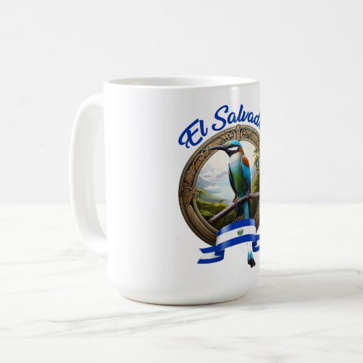 TAZA  ESCUDO TOROGOZ EL SALVADOR コーヒーマグカップ (正面左)