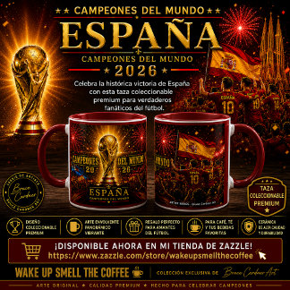 Taza España 2026年ワールドカップチャンピオン マグカップ
