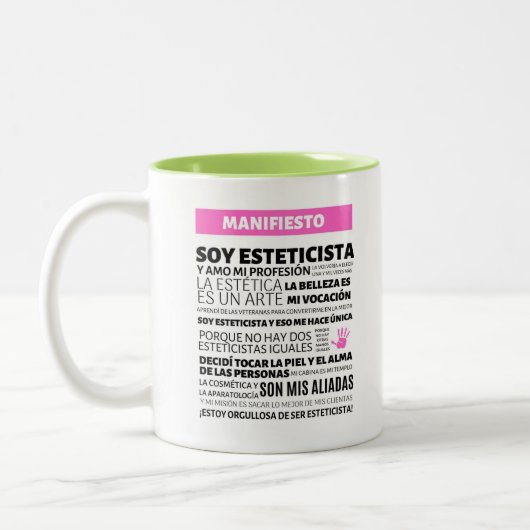 Taza Esteticista ツートーンマグカップ (左)