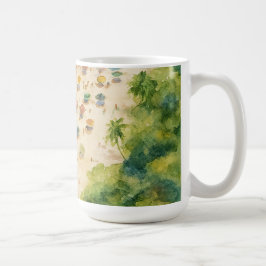 Taza estilo playa  コーヒーマグカップ
