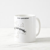 Taza Estoy Sanando Regalo Autocuidado コーヒーマグカップ (正面右)