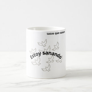 Taza Estoy Sanando Regalo Autocuidado コーヒーマグカップ