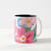 Taza floreada y chic ツートーンマグカップ (正面右)