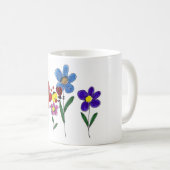Taza flores. コーヒーマグカップ (正面右)