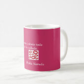 Taza frase de amor de Pablo Neruda コーヒーマグカップ (正面右)