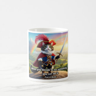 Taza Frase Infantil de El Gato con Botas コーヒーマグカップ