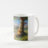 Taza Frase Infantil de Winnie the Pooh コーヒーマグカップ (正面右)