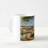 Taza Frase Infantil de Winnie the Pooh コーヒーマグカップ (正面左)