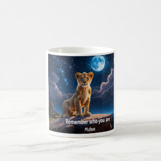 Taza Frase Inspiradora de Mufasa コーヒーマグカップ