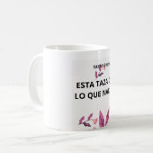 Taza frase sanación コーヒーマグカップ (正面左)