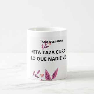 Taza frase sanación コーヒーマグカップ