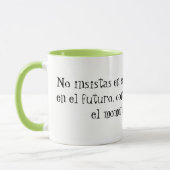 TAZA frases de Buda. Chakra Verde マグカップ (左)
