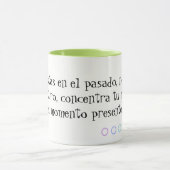 TAZA frases de Buda. Chakra Verde マグカップ (中央)