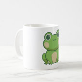 Taza Frog コーヒーマグカップ (正面左)