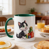 Taza gatito kawaii con regalos diseño adorable マグカップ