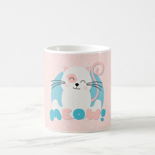 Taza Gato Feliz コーヒーマグカップ (中央)