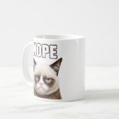 Taza Grumpy Cat NOPE Mug コーヒーマグカップ (正面左)