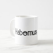 Taza Habemus Papam コーヒーマグカップ (正面左)