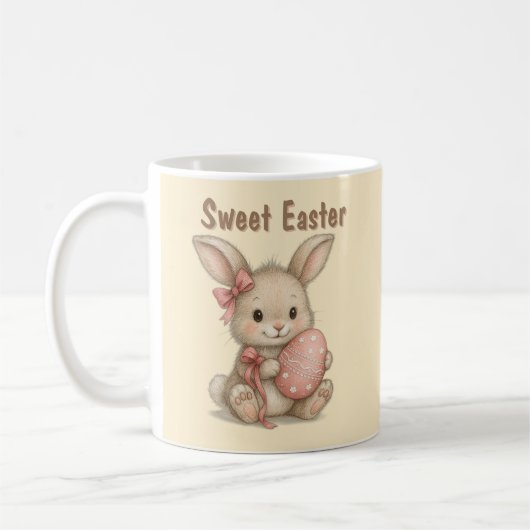 Taza Happy Easter para café コーヒーマグカップ (左)