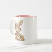 Taza Happy Easter para café ツートーンマグカップ (正面左)