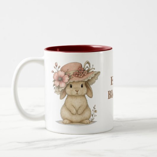 Taza Happy Easter para café ツートーンマグカップ (左)