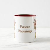 Taza Happy Easter para café ツートーンマグカップ (中央)